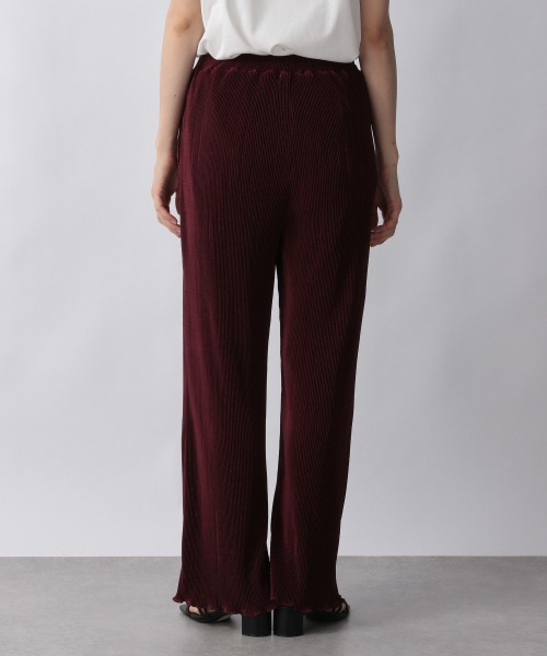 LOWRYS FARM（ローリーズファーム）の「シャイニープリーツメローパンツ　957485（その他パンツ・レディース・ブラック/ブラウン/ブルー/ボルドー/アイボリー/チャコールグレー・FREE/TALL/SHORT/LONG）」の9枚目の写真