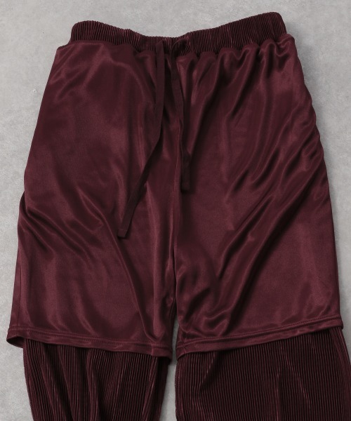 LOWRYS FARM（ローリーズファーム）の「シャイニープリーツメローパンツ　957485（その他パンツ・レディース・ブラック/ブラウン/ブルー/ボルドー/アイボリー/チャコールグレー・FREE/TALL/SHORT/LONG）」の16枚目の写真
