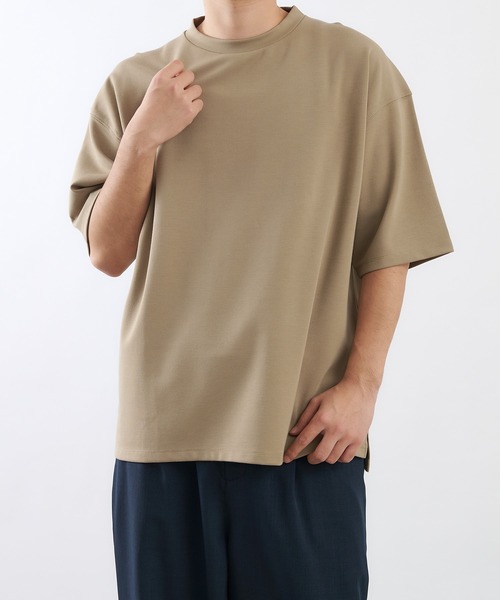 COLONY 2139（コロニートゥーワンスリーナイン）の「抗菌抗ウイルスクルーネックBIGTシャツ/ビッグシルエットTシャツ（Tシャツ/カットソー・メンズ・ブラック/カーキ/ホワイト・MEDIUM/LARGE/X-LARGE）」の3枚目の写真