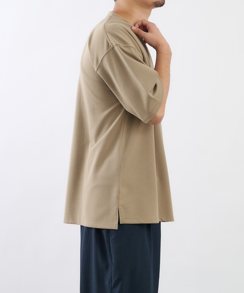 COLONY 2139（コロニートゥーワンスリーナイン）の「抗菌抗ウイルスクルーネックBIGTシャツ/ビッグシルエットTシャツ（Tシャツ/カットソー・メンズ・ブラック/カーキ/ホワイト・MEDIUM/LARGE/X-LARGE）」の19枚目の写真