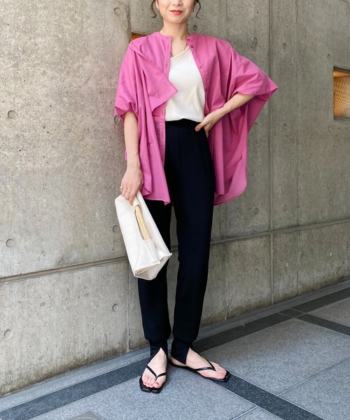 CAPRICIEUX LE'MAGE（カプリシューレマージュ）の「スリットジャージージョガーパンツ（その他パンツ・レディース・ブラック/オレンジ・FREE）」の21枚目の写真