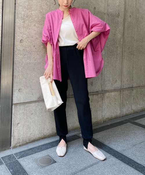 CAPRICIEUX LE'MAGE（カプリシューレマージュ）の「スリットジャージージョガーパンツ（その他パンツ・レディース・ブラック/オレンジ・FREE）」の22枚目の写真