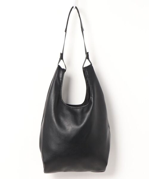 RAG MACHINE（ラグマシーン）の「【RAG MACHINE】ミニショッパーショルダーバッグ（ショルダーバッグ・レディース・シルバー/ブラック/オフホワイト・ONE SIZE）」の5枚目の写真