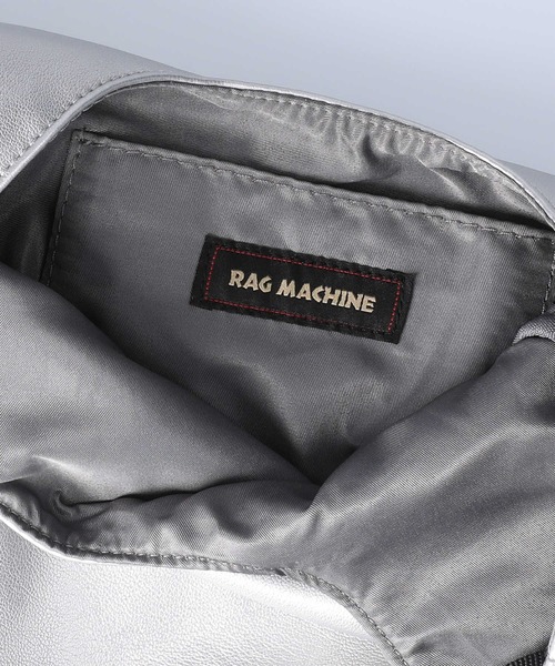 RAG MACHINE（ラグマシーン）の「【RAG MACHINE】ミニショッパーショルダーバッグ（ショルダーバッグ・レディース・シルバー/ブラック/オフホワイト・ONE SIZE）」の16枚目の写真