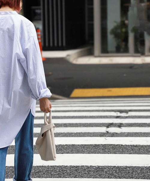 RAG MACHINE（ラグマシーン）の「【RAG MACHINE】ミニショッパーショルダーバッグ（ショルダーバッグ・レディース・シルバー/ブラック/オフホワイト・ONE SIZE）」の12枚目の写真