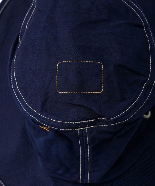 45R（フォーティファイブアール）の「麦サテンのセイルハット（ハット・レディース・インディゴブルー・SMALL/MEDIUM）」の8枚目の写真