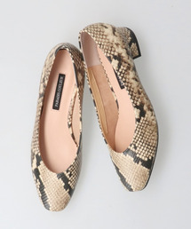 【PARADIS COULEUR】ソフトスクエアトウローヒールパンプス(311123)