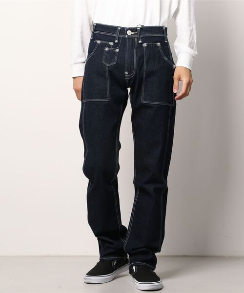 Levi's RED（リーバイスレッド）の「Levi's/リーバイス RED 505 UTILITY/ストレートフィット/デニムパンツ（デニムパンツ・メンズ・インディゴブルー/ダークインディゴブルー・32inch/30inch/28inch/34inch）」の11枚目の写真