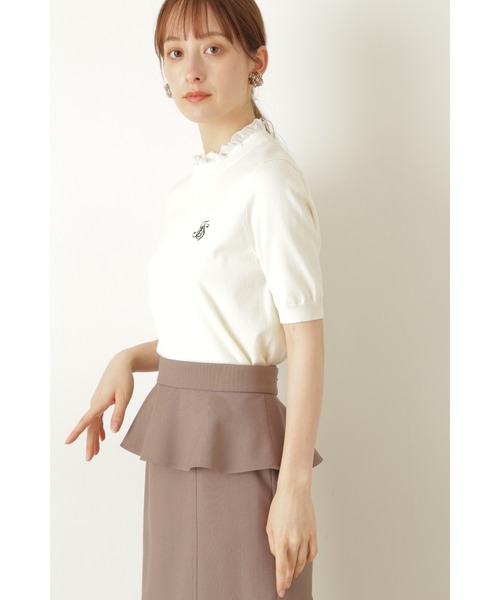 JILL STUART（ジルスチュアート）の「≪WEB先行販売≫エライサニット（ニット/セーター・レディース・ホワイト/ブラック/パープル・FREE）」の21枚目の写真