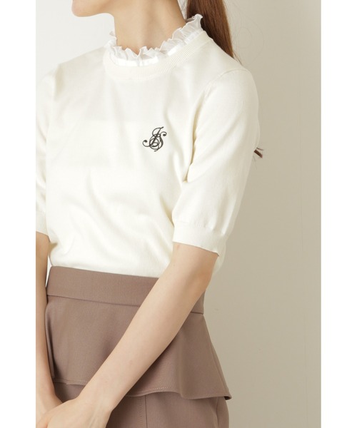 JILL STUART（ジルスチュアート）の「≪WEB先行販売≫エライサニット（ニット/セーター・レディース・ホワイト/ブラック/パープル・FREE）」の15枚目の写真