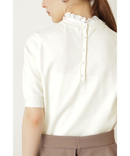 JILL STUART（ジルスチュアート）の「≪WEB先行販売≫エライサニット（ニット/セーター・レディース・ホワイト/ブラック/パープル・FREE）」の18枚目の写真