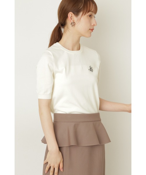 JILL STUART（ジルスチュアート）の「≪WEB先行販売≫エライサニット（ニット/セーター・レディース・ホワイト/ブラック/パープル・FREE）」の4枚目の写真