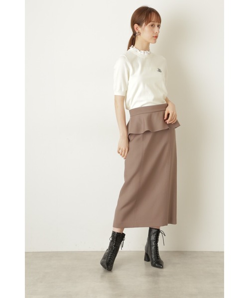 JILL STUART（ジルスチュアート）の「≪WEB先行販売≫エライサニット（ニット/セーター・レディース・ホワイト/ブラック/パープル・FREE）」の10枚目の写真