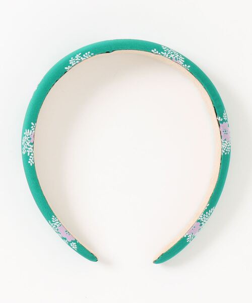 MADEMOISELLE ROPE'（マドモアゼル ロペ）の「ファブリックカチューシャ（カチューシャ・レディース・ブラック/イエロー系その他3/グリーン/オレンジ・FREE）」の3枚目の写真