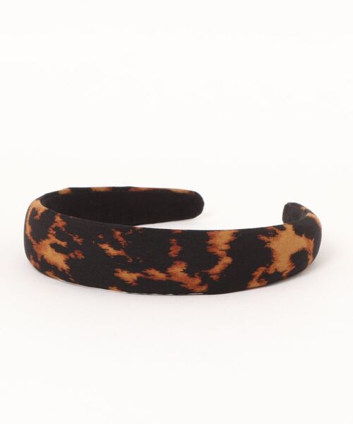 MADEMOISELLE ROPE'（マドモアゼル ロペ）の「ファブリックカチューシャ（カチューシャ・レディース・ブラック/イエロー系その他3/グリーン/オレンジ・FREE）」の5枚目の写真