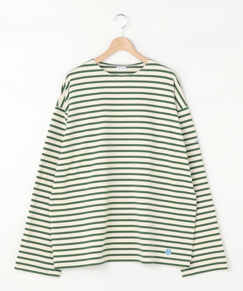 ORCIVAL（オーシバル）の「【ORCIVAL】コットンロード BIGTシャツ MEN（Tシャツ/カットソー・メンズ・ホワイト系その他5/C/D/ブルー系その他5/アイボリー/グレイッシュベージュ・3/5/4）」の6枚目の写真