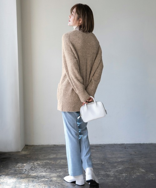 A part by（アパートバイ）の「レザースクエアミニバッグ　238023（ハンドバッグ・レディース・オフホワイト/ブラック/グリーン・FREE）」の13枚目の写真