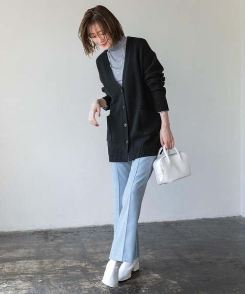 A part by（アパートバイ）の「レザースクエアミニバッグ　238023（ハンドバッグ・レディース・オフホワイト/ブラック/グリーン・FREE）」の14枚目の写真