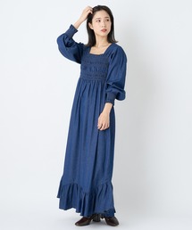 CIAOPANIC | シャーリングデニムワンピース(ワンピース)