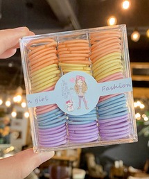 juweel | キッズ ミニヘアゴムセット 100本入りセット(ヘアゴム)