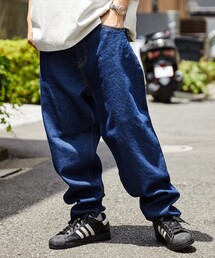 FREAK'S STORE | WEB限定 バルーンシルエット ワイドテーパード デニムパンツ/セットアップ対応(デニムパンツ)