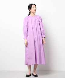 Q | オーバーシャツワンピース(シャツワンピース)