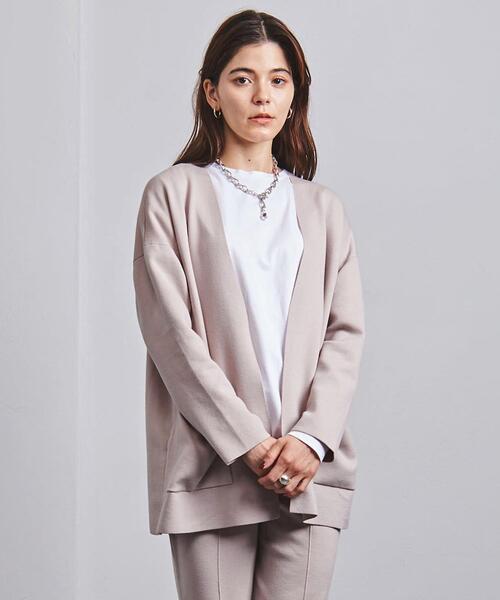 United Arrows ミラノリブ ノーカラー カーディガン G United Arrows ミラノリブ ノーカラー カーディガン G
