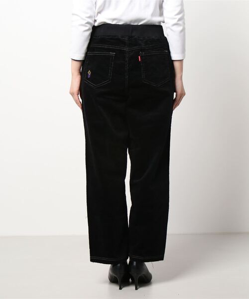 チチカカ（チチカカ）の「ウエストリブカットコールストレートパンツ（その他パンツ・レディース・カーキ/ブラック/ベージュ・MEDIUM/LARGE）」の9枚目の写真