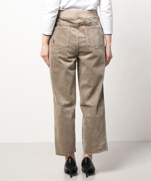 チチカカ（チチカカ）の「ウエストリブカットコールストレートパンツ（その他パンツ・レディース・カーキ/ブラック/ベージュ・MEDIUM/LARGE）」の12枚目の写真