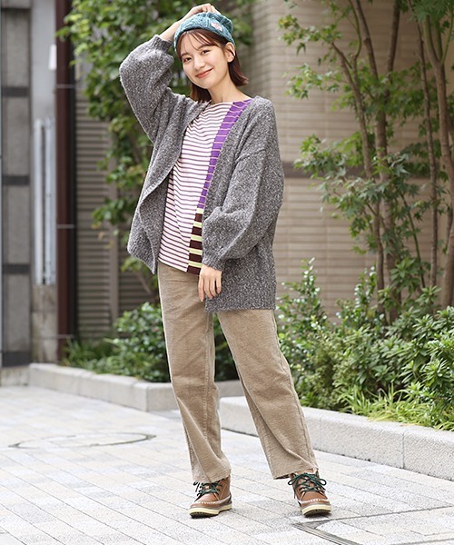 チチカカ（チチカカ）の「ウエストリブカットコールストレートパンツ（その他パンツ・レディース・カーキ/ブラック/ベージュ・MEDIUM/LARGE）」の19枚目の写真