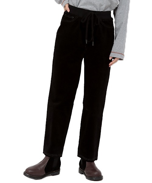 チチカカ（チチカカ）の「ウエストリブカットコールストレートパンツ（その他パンツ・レディース・カーキ/ブラック/ベージュ・MEDIUM/LARGE）」の7枚目の写真