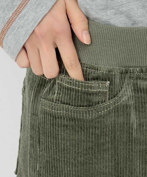 チチカカ（チチカカ）の「ウエストリブカットコールストレートパンツ（その他パンツ・レディース・カーキ/ブラック/ベージュ・MEDIUM/LARGE）」の5枚目の写真