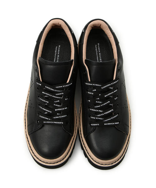 MAISON MAVERICK PRESENTS（メゾンマベリックプレゼンツ）の「MAISON MAVERICK PRESENTS（メゾン・マベリック・プレゼンツ）M2093/レースアップスニーカー（スニーカー・レディース・ブラック/ホワイト・23.5/24/24.5/23/22.5）」の22枚目の写真