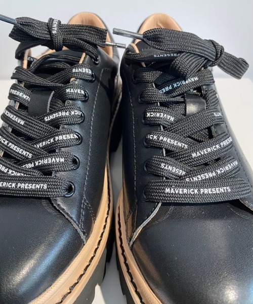 MAISON MAVERICK PRESENTS（メゾンマベリックプレゼンツ）の「MAISON MAVERICK PRESENTS（メゾン・マベリック・プレゼンツ）M2093/レースアップスニーカー（スニーカー・レディース・ブラック/ホワイト・23.5/24/24.5/23/22.5）」の16枚目の写真