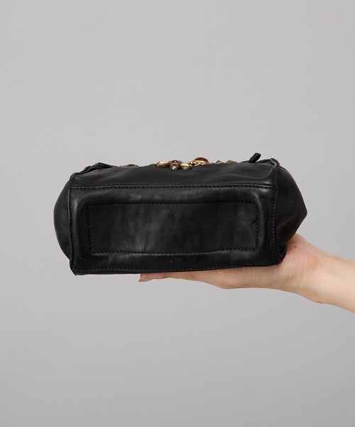 CAMPOMAGGI（カンポマッジ）の「【CAMPO MAGGI(カンポマッジ)】スタッズミニトートバッグ（トートバッグ・レディース・ブラック・FREE）」の8枚目の写真