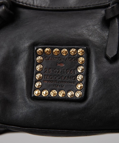 CAMPOMAGGI（カンポマッジ）の「【CAMPO MAGGI(カンポマッジ)】スタッズミニトートバッグ（トートバッグ・レディース・ブラック・FREE）」の12枚目の写真