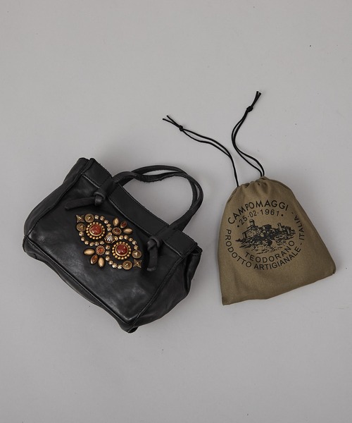 CAMPOMAGGI（カンポマッジ）の「【CAMPO MAGGI(カンポマッジ)】スタッズミニトートバッグ（トートバッグ・レディース・ブラック・FREE）」の17枚目の写真