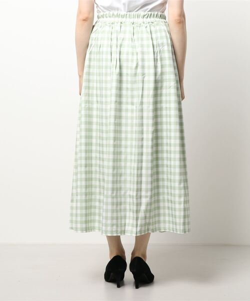 MODE ROBE（モードローブ）の「ギンガムチェックスカート（スカート・レディース・ブラック/グリーン/ブルー/ピンク・FREE）」の10枚目の写真