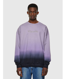 DIESEL | メンズ スウェット スタッズ　ユニセックス(スウェット)