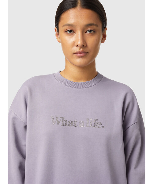 DIESEL(ディーゼル)の「メンズ スウェット スタッズ ユニセックス(スウェット・メンズ・パープル系その他・MEDIUM/LARGE/X-LARGE/SMALL/XX-LARGE/X-SMALL)」の5枚目の写真