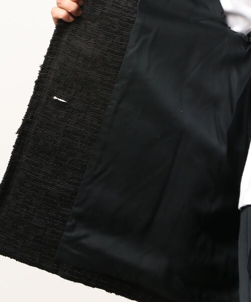 IENA（イエナ）の「Monotone Tweed ジャケット（その他アウター・レディース・ブラック/ブラック系その他・38/36）」の11枚目の写真