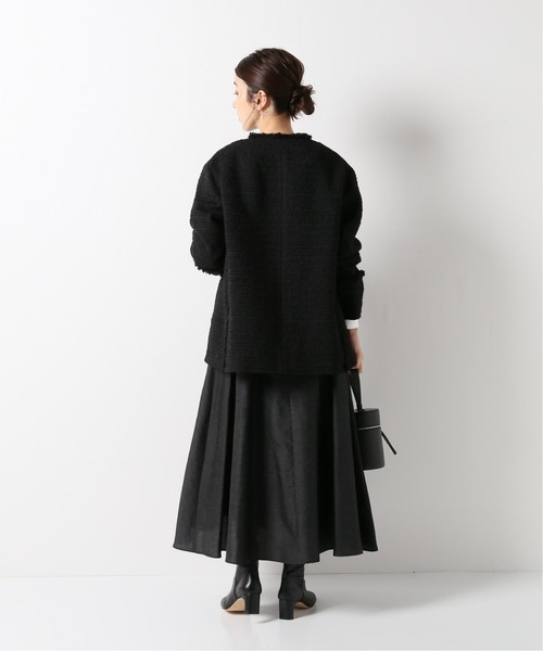 IENA（イエナ）の「Monotone Tweed ジャケット（その他アウター・レディース・ブラック/ブラック系その他・38/36）」の9枚目の写真