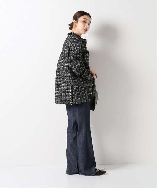 IENA（イエナ）の「Monotone Tweed ジャケット（その他アウター・レディース・ブラック/ブラック系その他・38/36）」の8枚目の写真