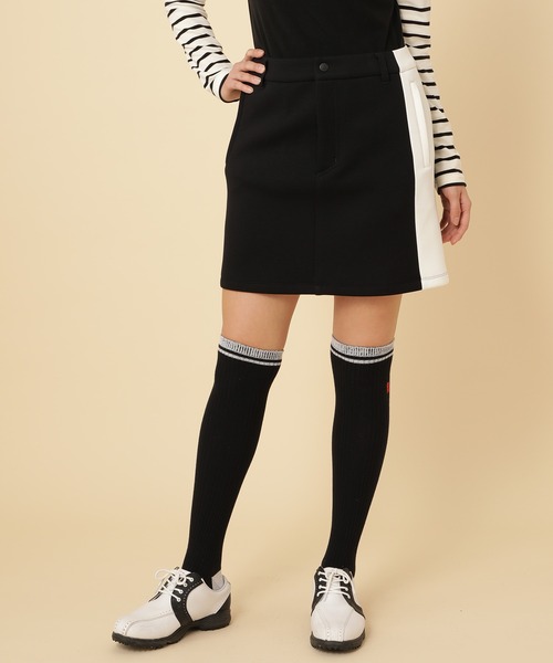 JUN&ROPE'(ジュンアンドロペ)の「バイカラーAラインスカート(スカート・レディース・レッド/ブラック・L/M/S)」の2枚目の写真