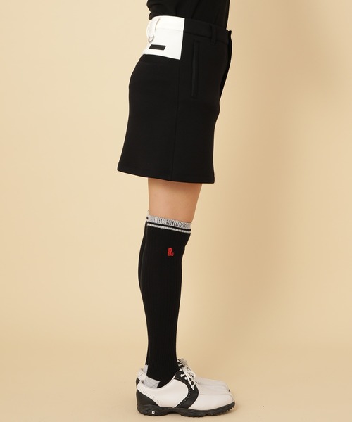 JUN&ROPE'(ジュンアンドロペ)の「バイカラーAラインスカート(スカート・レディース・レッド/ブラック・L/M/S)」の3枚目の写真