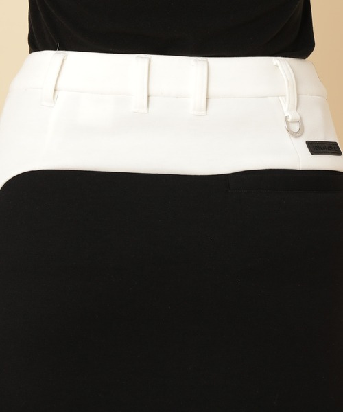 JUN&ROPE'(ジュンアンドロペ)の「バイカラーAラインスカート(スカート・レディース・レッド/ブラック・L/M/S)」の7枚目の写真