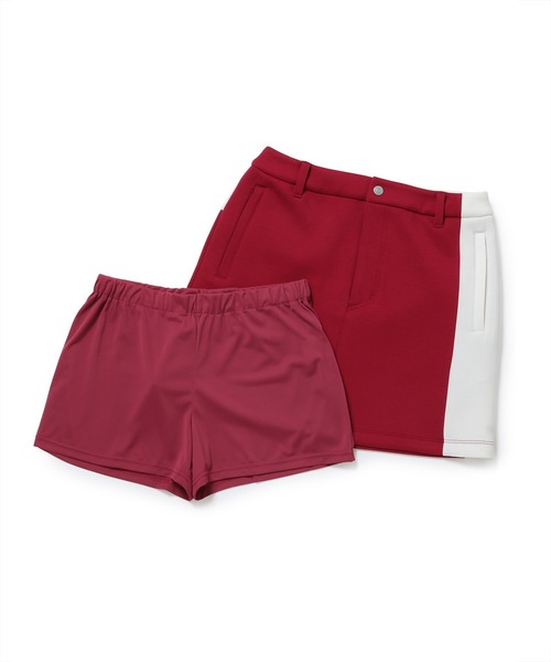 JUN&ROPE'(ジュンアンドロペ)の「バイカラーAラインスカート(スカート・レディース・レッド/ブラック・L/M/S)」の9枚目の写真