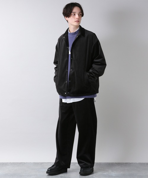 RAGEBLUE(レイジブルー)の「ラグベルコーチジャケット<セットアップ着用可能>/229421(ブルゾン・メンズ・パープル/ブルー/ベージュ/ブラック・FREE)」の8枚目の写真