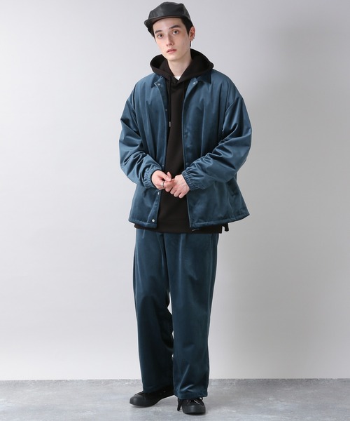 RAGEBLUE(レイジブルー)の「ラグベルコーチジャケット<セットアップ着用可能>/229421(ブルゾン・メンズ・パープル/ブルー/ベージュ/ブラック・FREE)」の15枚目の写真