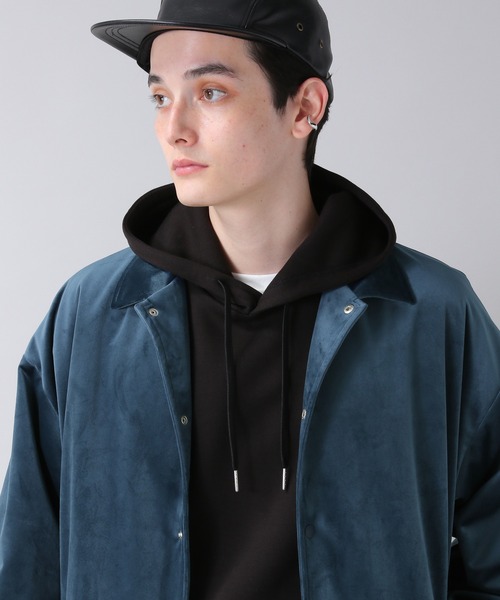 RAGEBLUE(レイジブルー)の「ラグベルコーチジャケット<セットアップ着用可能>/229421(ブルゾン・メンズ・パープル/ブルー/ベージュ/ブラック・FREE)」の9枚目の写真